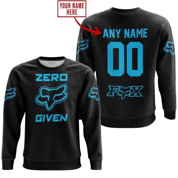 Zero Fox Given  -  Limited Edition  -  Fox Racing  -  Sky Blue V1 - Image 3