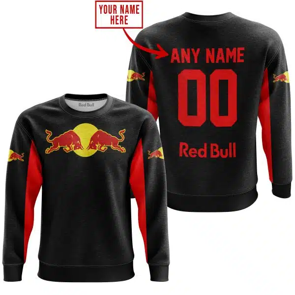 Custom Name Racing - Limited Edition - Redbull - Red - Image 3