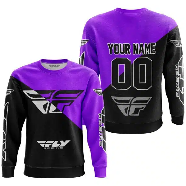 Premium Gift - Custom Name - Fly Racing - Purple - Image 2