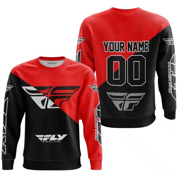Premium Gift - Custom Name - Fly Racing - Red - Image 4