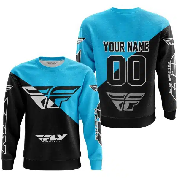 Premium Gift - Custom Name - Fly Racing - Sky Blue - Image 3