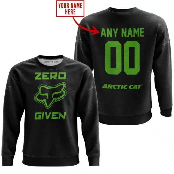 Zero Fox Given – Limited Edition – Arctic Cat – Black V1 - Image 4