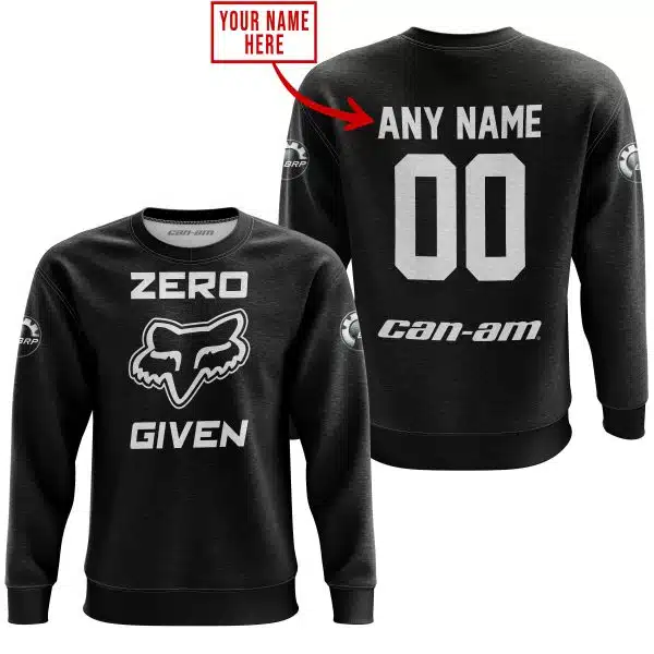 Zero Fox Given – Limited Edition – Can Am – Black V1 - Image 4