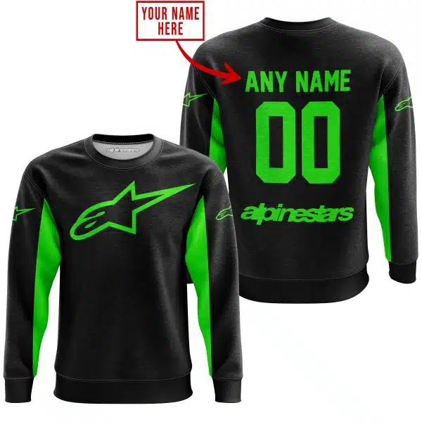 Custom Name Racing - Limited Edition - Alpinestars - Green - Image 3