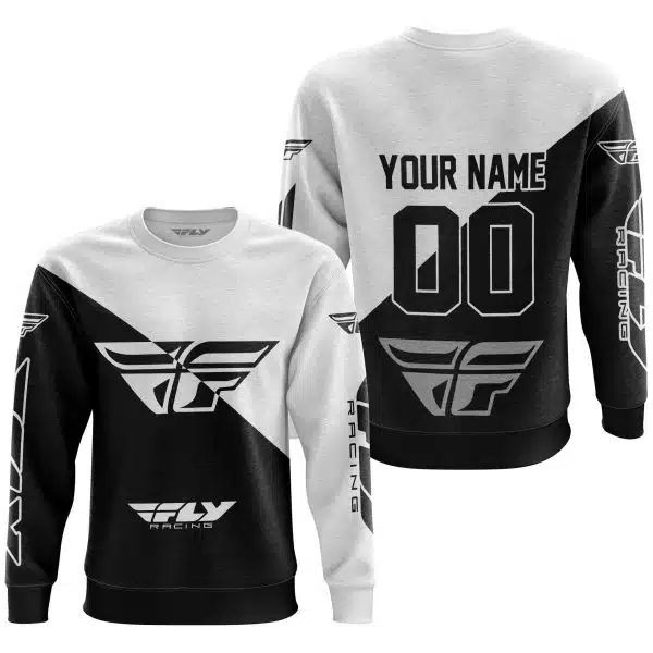 Premium Gift - Custom Name - Fly Racing - White - Image 4