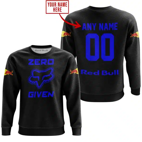 Zero Fox Given – Limited Edition – Red Bull – Black V1 - Image 4