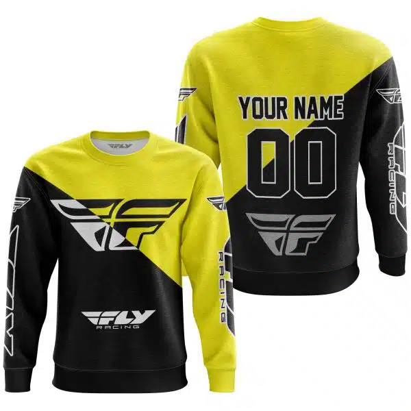 Premium Gift - Custom Name - Fly Racing - Yellow - Image 4