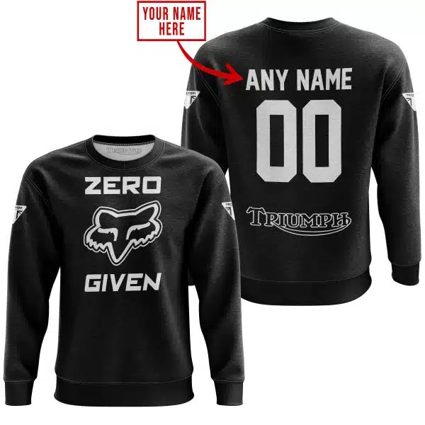 Zero Fox Given – Limited Edition – Triumph – Black V1 - Image 3