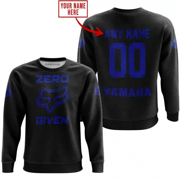 Zero Fox Given – Limited Edition – Yamaha – Black - Blue V1 - Image 4