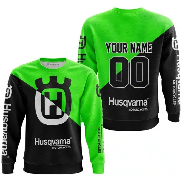Premium Gift - Custom Name - Husqvarna - Green - Image 2