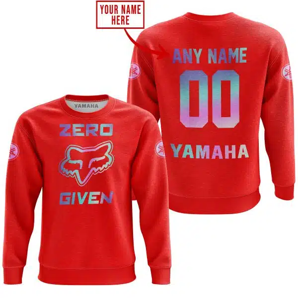 Zero Fox Given – Limited Edition – Yamaha – Black Red - Image 4