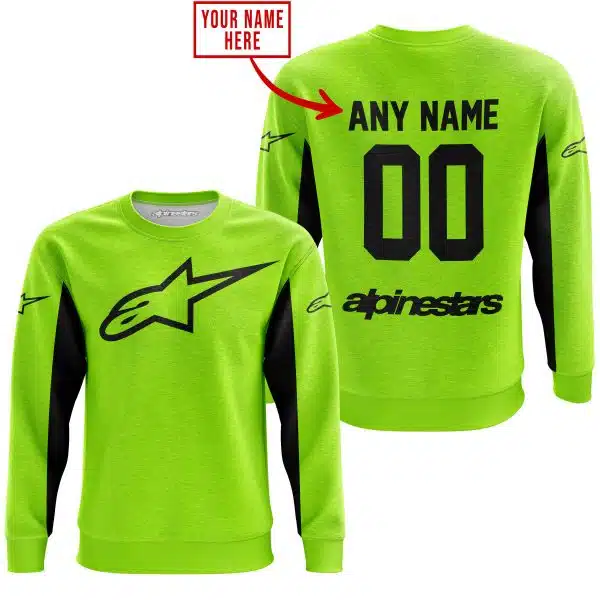 Custom Name Racing - Limited Edition - Alpinestars - Neon V2 - Image 3