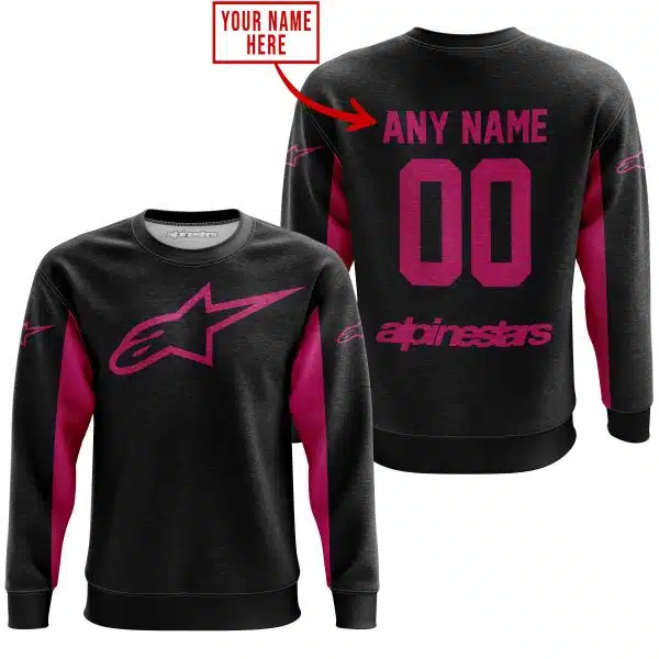Custom Name Racing - Limited Edition - Alpinestars - Pink 1 - Image 3