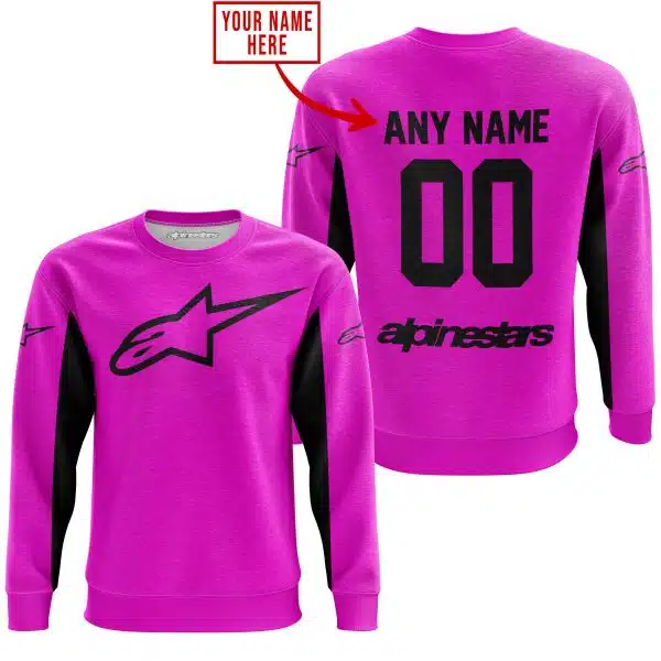 Custom Name Racing - Limited Edition - Alpinestars - Pink V2 - Image 3