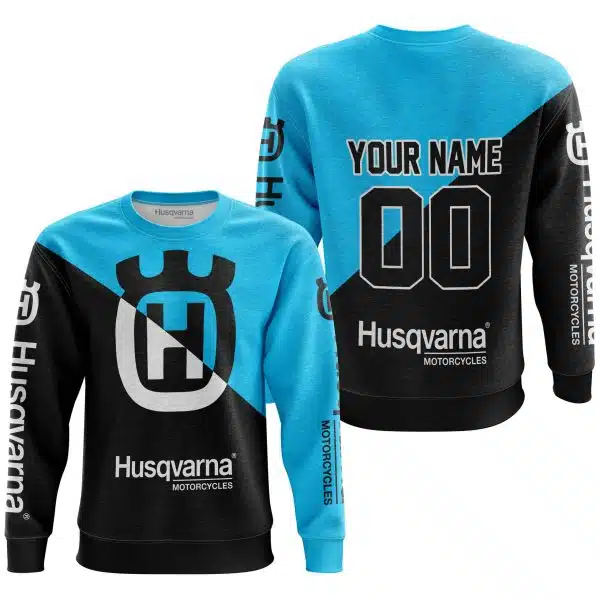 Premium Gift - Custom Name - Husqvarna - Sky Blue - Image 4