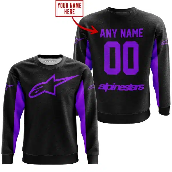 Custom Name Racing - Limited Edition - Alpinestars - Purple - Image 3