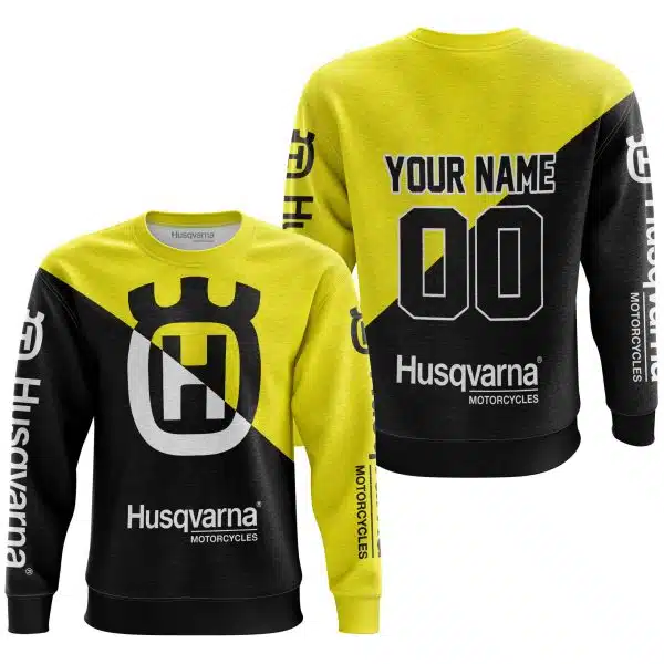 Premium Gift - Custom Name - Husqvarna - Yellow - Image 4