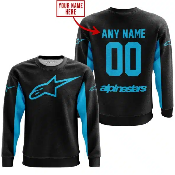 Custom Name Racing - Limited Edition - Alpinestars - Sky Blue - Image 3