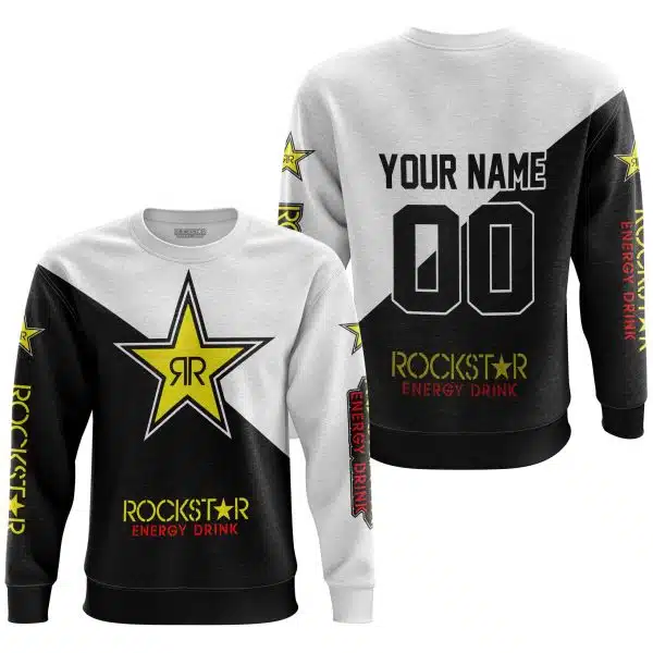 Premium Gift - Custom Name - Rockstar Energy - White - Image 4