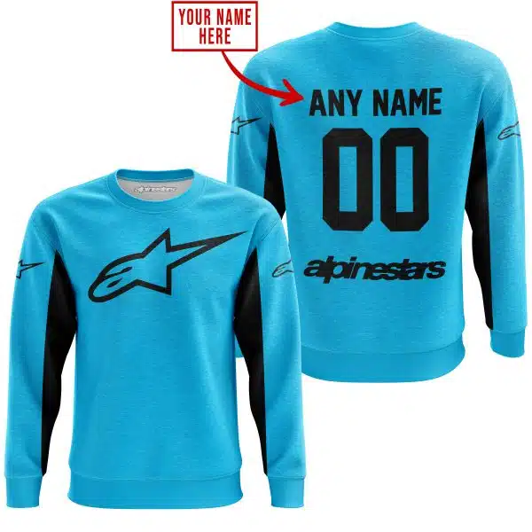 Custom Name Racing - Limited Edition - Alpinestars - Sky Blue V2 - Image 3
