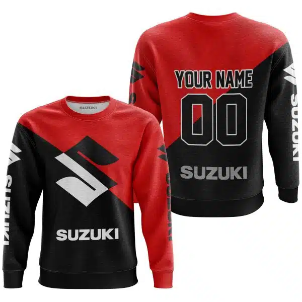 Premium Gift - Custom Name - Suzuki - Red - Image 4