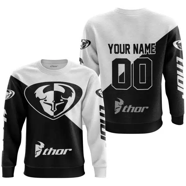 Premium Gift - Custom Name - Thor Racing - White - Image 3