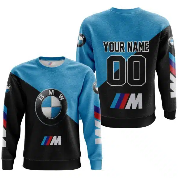 Premium Gift - Custom Name - Bmw - Sky Blue - Image 4