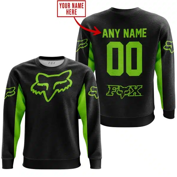 Custom Name Racing - Limited Edition - Fox Racing - Green 1 - Image 3