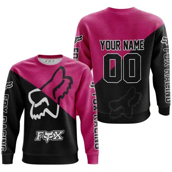 Premium Gift - Custom Name - Fox Racing - Pink 1 - Image 4