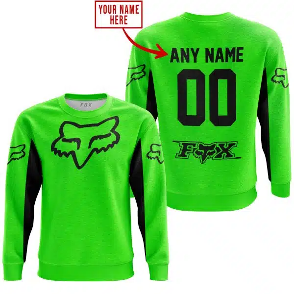 Custom Name Racing - Limited Edition - Fox Racing V2 - Green - Image 4