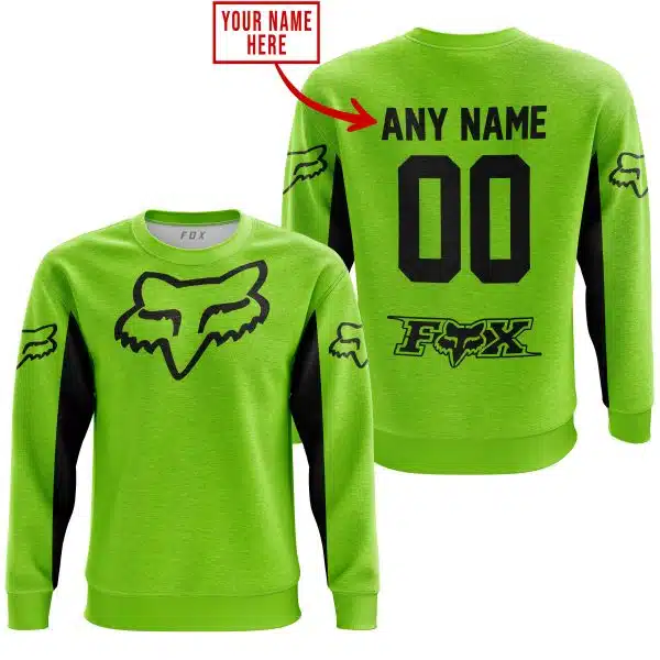 Custom Name Racing - Limited Edition - Fox Racing V2 - Green 1 - Image 3