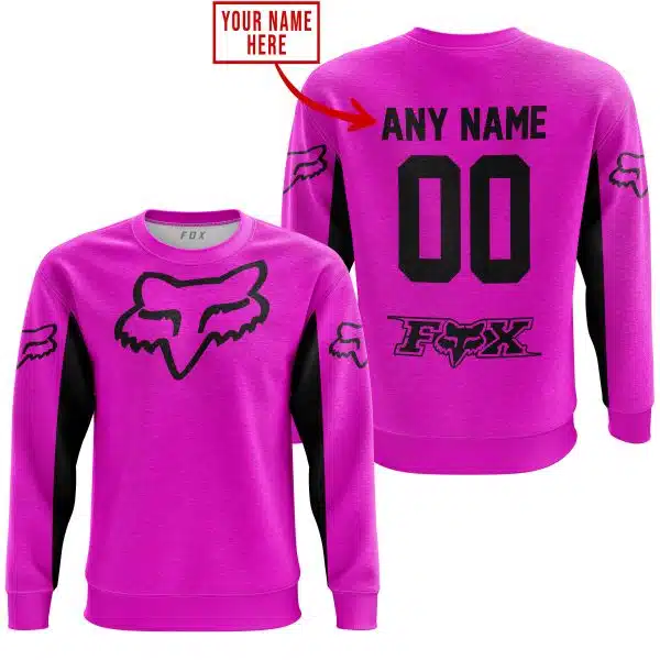 Custom Name Racing - Limited Edition - Fox Racing V2 - Pink - Image 4