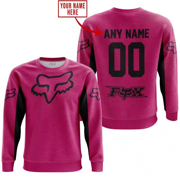 Custom Name Racing - Limited Edition - Fox Racing V2 - Pink 1 - Image 3