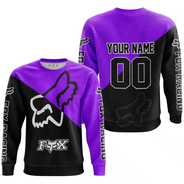 Premium Gift - Custom Name - Fox Racing - Purple - Image 4