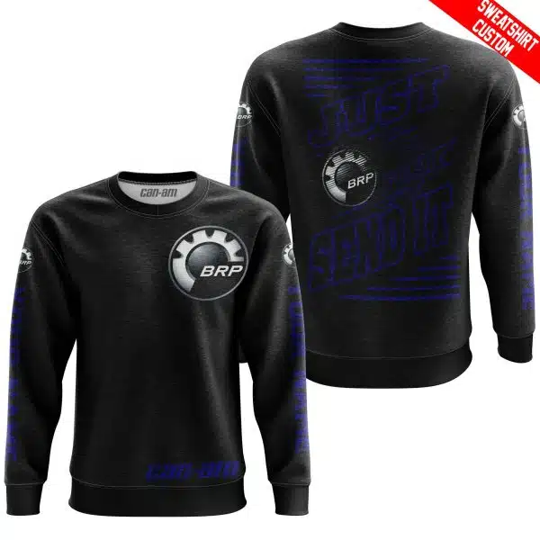 Premium Just Fckn Gonna Send It - Custom Name - Can Am - Navy Black - Image 6