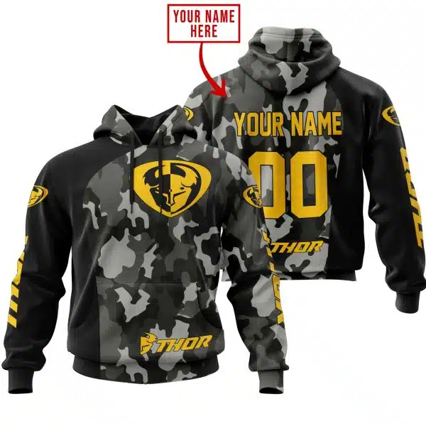 Thor Racing V1 Camo | Custom Name Racing | Kid & Adult
