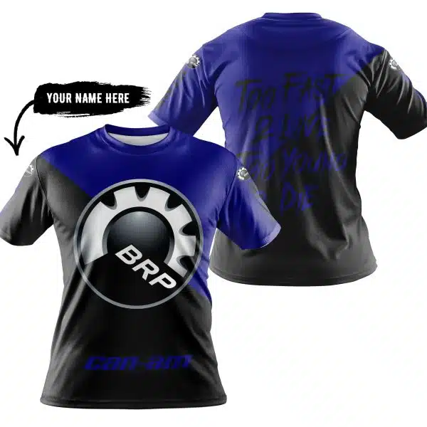 Too Fast To Live Too Young To Die - 3d All Over Printed - Can Am Navy - Image 3