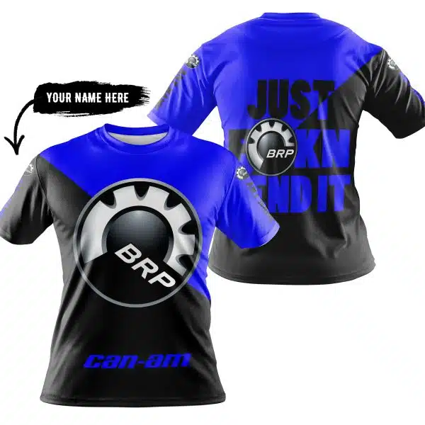 Just Fkcn Send It - 3d All Over Printed - Can Am Blue - Image 3