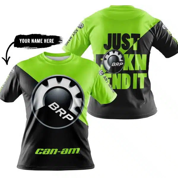 Just Fkcn Send It - 3d All Over Printed - Can Am Green 1 - Image 3