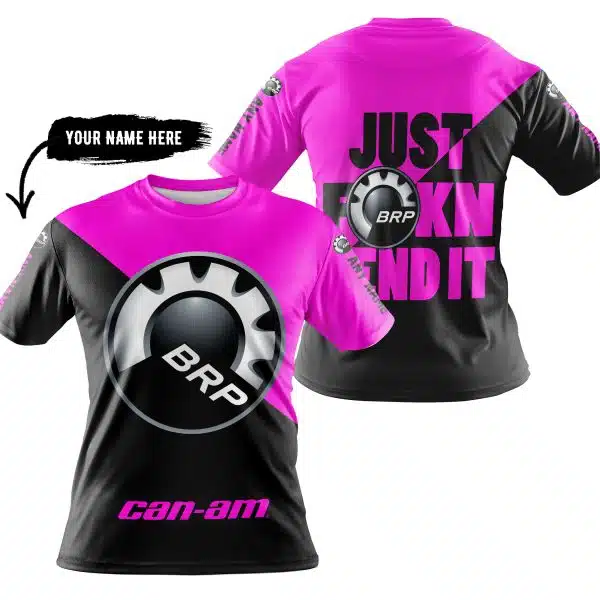 Just Fkcn Send It - 3d All Over Printed - Can Am Pink - Image 3