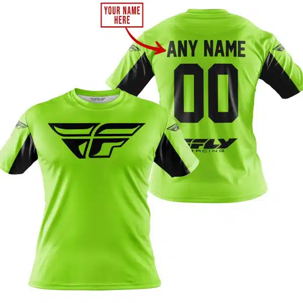 Custom Name Racing - Limited Edition - Fly Racing- Green 1 V2 - Image 4