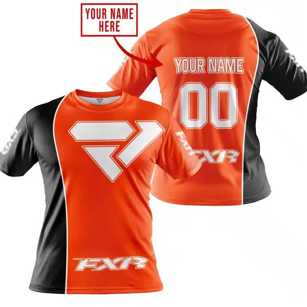 Limited Edition - Custom Name Motocrocss V2 - Fxr - Orange - Image 3
