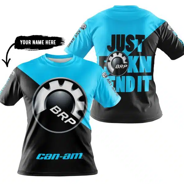 Just Fkcn Send It - 3d All Over Printed - Can Am Sky Blue - Image 3