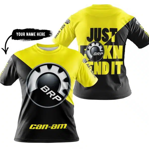 Just Fkcn Send It - 3d All Over Printed - Can Am Yellow - Image 4