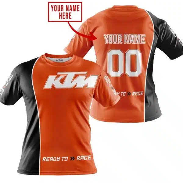 Limited Edition - Custom Name Motocrocss V2 - Ktm - Orange - Image 4