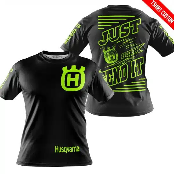 Premium Just Fckn Gonna Send It - Custom Name - Husqvarna - Neon Black - Image 8