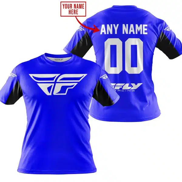 Custom Name Racing - Limited Edition - Fly Racing- Blue V2 - Image 4
