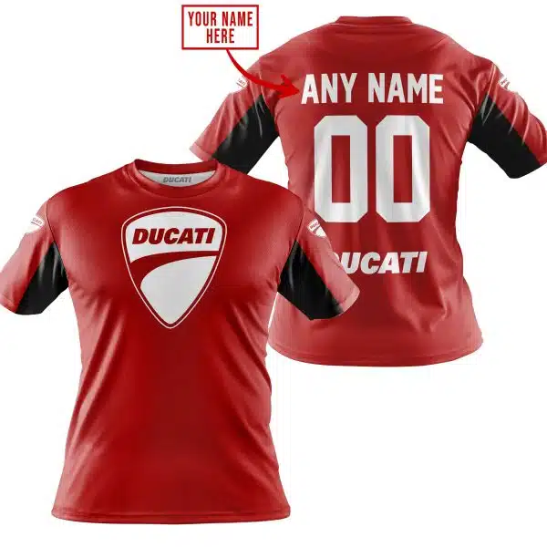 Custom Name Racing - Limited Edition - Ducati - Red V2 - Image 4