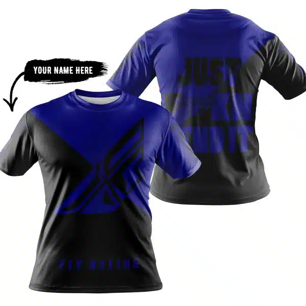Just Fkcn Send It - 3d All Over Printed - Fly Racing Navy - Image 3