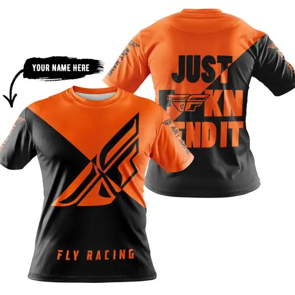 Just Fkcn Send It - 3d All Over Printed - Fly Racing Orange - Image 3
